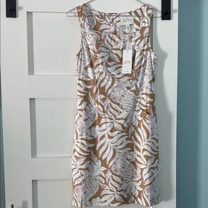 Lilly Pulitzer Women's Tan and White Dress
